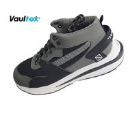 Chaussures de sécurité légères Vaultex pour hommes, anti-écrasement, couleur kaki, pour le travail et la construction, avec EVA