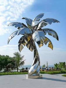 Fontana d'<span class=keywords><strong>Acqua</strong></span> Moderna Impermeabile in Acciaio Inossidabile con Scultura Astratta Paesaggistica per Resort, Hotel e Giardini - Product Image 5