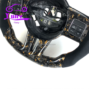 <span class=keywords><strong>Volant</strong></span> de voiture en fibre de carbone forgé sur mesure pour Chrysler Dodge SRT-8 Grand Cherokee Trackhawk, design de style course - Product Image 3