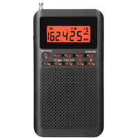 NOAA Hava Durumu AM/FM Taşınabilir Radyo Dijital Çalar Saat Uyku Zamanlayıcısı 2 AA Pil Stereo Kulaklık Dahili Hoparlör LCD Ekran