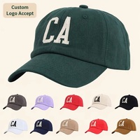 Gorra de Béisbol Estilo Varsity 3D Color Verde Bosque, 6 Paneles, Algodón, Logotipo Bordado Personalizado para Hombre, Deportes al Aire Libre, MOQ Bajo, Fábrica con Certificación BSCI, DDP