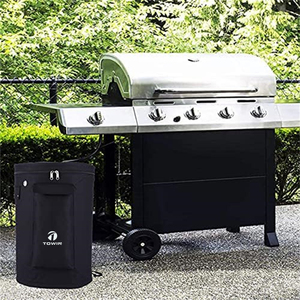 25X52 cm 600D polyester tissu imperméable coupe-vent anti-poussière résistant aux UV <span class=keywords><strong>10</strong></span> <span class=keywords><strong>Kg</strong></span> bouteille de gaz <span class=keywords><strong>couverture</strong></span> complète - Product Image 5