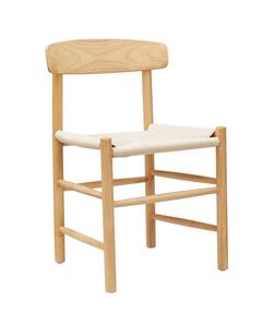 <b>Solid</b> Oak <b>Wood</b> Dining Chair Modern Farmhouse Accent Design Home Casual <b>Desk</b> and Living Room Use - Product Image 3