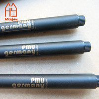 Stylo à pointe fine personnalisé, marqueur de précision permanent pour le dessin, pointe ultra-fine de 0,7 mm, imperméable, anti-bavures, outil professionnel pour artistes, noir
