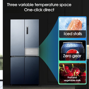 <span class=keywords><strong>Réfrigérateur</strong></span> à <span class=keywords><strong>porte</strong></span> croisée 460L ultra-fin à double inverter, grande capacité, <span class=keywords><strong>encastrable</strong></span> pour salon domestique - Product Image 2