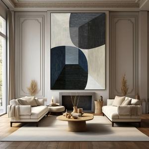 Pintura al Óleo Abstracta, Naturaleza Muerta, Hecha a Mano, Personalizada, Arte Abstracto en Lienzo, Decoración del Hogar, Arte con Textura 3D, Moderno, para Galería y Hogar - Product Image 5