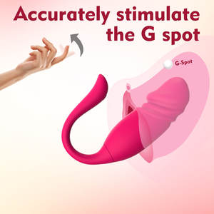 JRUI App seks oyuncakları uzaktan kumanda çiftler vibratör silikon klitoral vibratör giyilebilir külot Vibrador GirlAdultSexToysforWoman - Product Image 4