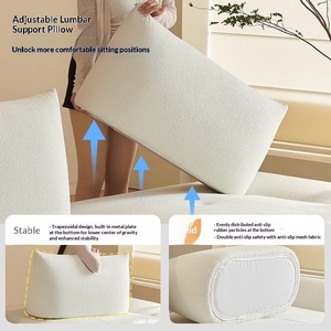Nuevo sofá modular combinable funcional de tela chenilla Lingdongdao para sala de estar - Product Image 3