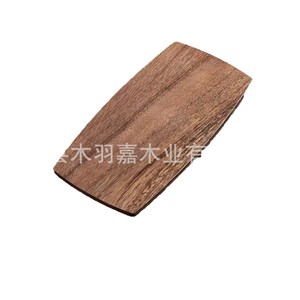 Mu Yujia Solid Wood Plate Rectangle Walnut Handmade <b>Dinner</b> Dessert <b>Tray</b> Household Snack Serving Platter - Product Image 5
