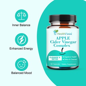 Cápsulas de Vinagre de Sidra de Manzana Más Populares, Apoyo para la Limpieza, el Metabolismo, el Equilibrio Interior y un Peso Saludable - Product Image 2