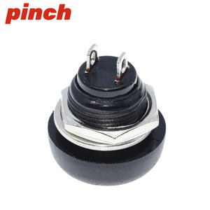 Pinch PBS-33B Miniature Waterproof Push <b>Button</b> Switch 12mm Cutout 1NO Solder Terminal IP65 Plastic - Product Image 1