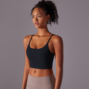 OEMODM Sport-Unterwäsche Lauf-Tanktop Fitness-BH Yoga-Kleidung Damen Sport-BH Gepolsterter Yoga-Workout-Crop-Top mit Integriertem BH - Product Image 5
