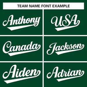 Sudadera con Capucha Personalizada con Nombre y Número, Unisex, Verde y Blanca, Estilo Jersey de Equipo - Product Image 5