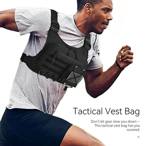 حقيبة صدر للجري، سترة تكتيكية متينة، حقيبة ظهر للتدريب على البقاء على قيد الحياة - Product Image 6