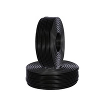 Cable de Alimentación RVV de 3 Hilos, 4*4, 6, 10, 16 mm², de Cobre Puro, Retardante de Llama, con Aislamiento Redondo Negro, para Maquinaria y Equipos