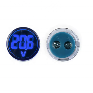 DIY Mini Digital-Voltmeter 22mm Rund DC 6-100V Spannungsmesser Monitor <span class=keywords><strong>LED</strong></span>-Anzeige Pilotlampe Leistungsanzeige - Product Image 6