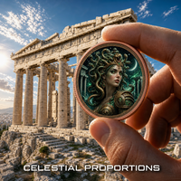 Pièce de défi personnalisée en cuivre pur 99,9 % de 1 once, avec relief 3D antique, thème Médause Gorgone de la mythologie grecque, pièce commémorative, souvenir, objet d'art