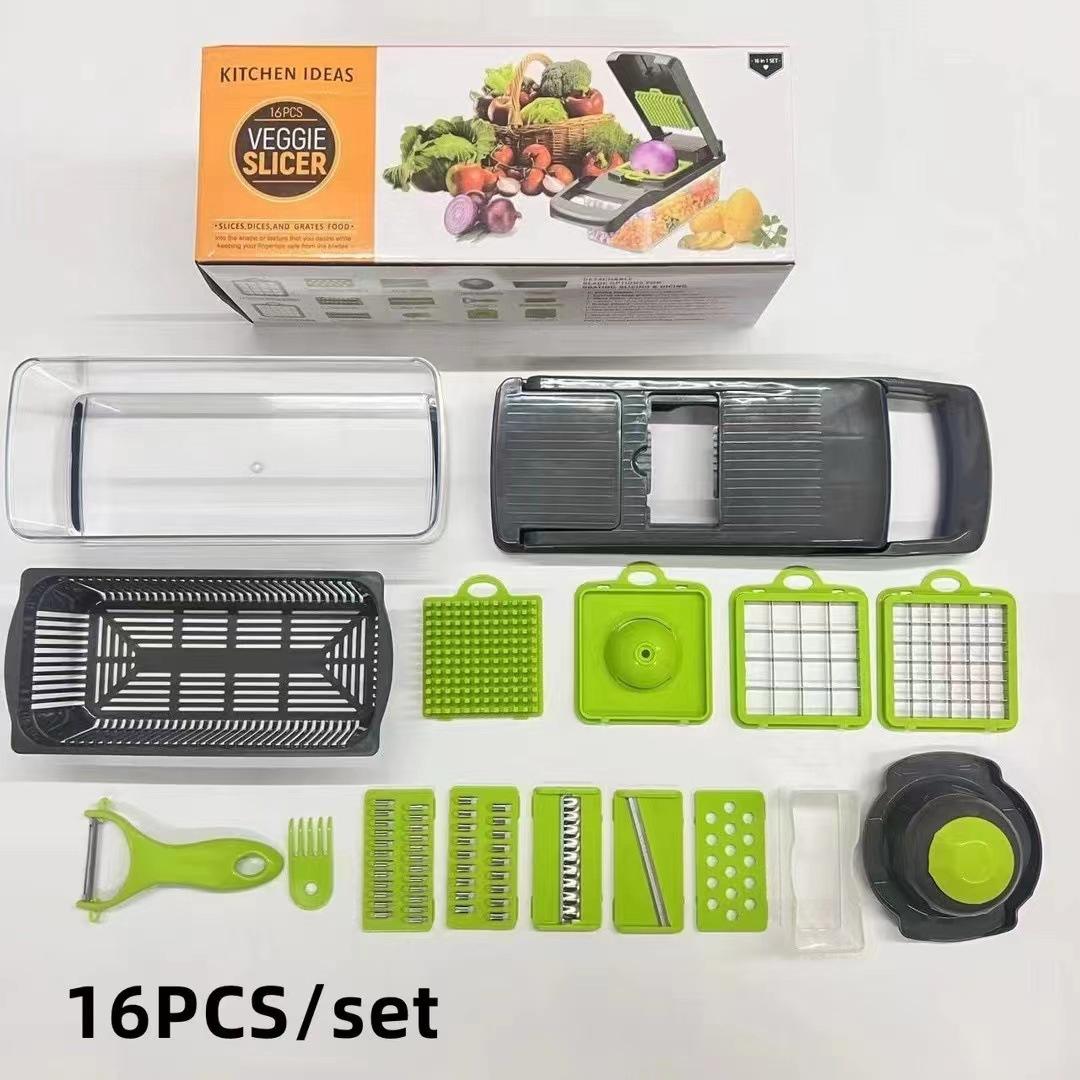 Hot-selling gray 16-piece square spoon set