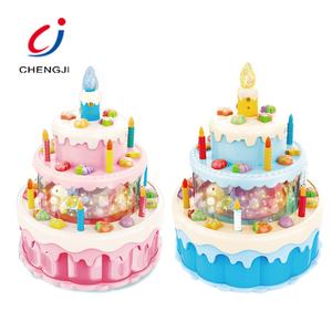 Nouveaux articles de fête, jouets électriques, jeux de gâteaux, vente en gros de jouets pour enfants, jeux de gâteaux musicaux lumineux à piles DIY - Product Image 4