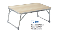 Table de travail pliable légère pour le camping en intérieur/extérieur, table de camping pliable en aluminium, petite table pour pique-nique, fête, barbecue