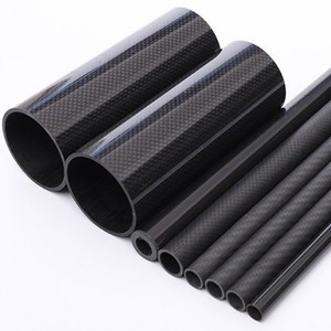 Tube en fibre de carbone mat noir 3k brillant fabriqué en Chine - Product Image 3
