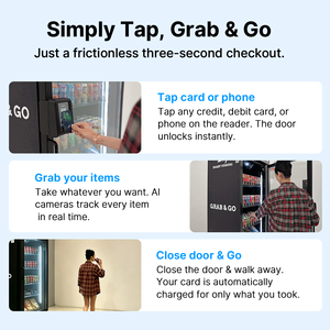 Máquina Expendedora Inteligente con IA, Pago con Tarjeta, Apertura de Puerta Automática, para Bebidas y Aperitivos, Reconocimiento Visual por IA, Seguimiento en Tiempo Real - Product Image 4