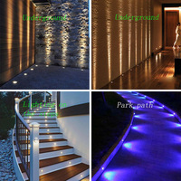 IP67 LED Unterwasser-Poolleuchte Edelstahl Einbau-Landschaftslampe Wasserdichte Bodeneinbauleuchte