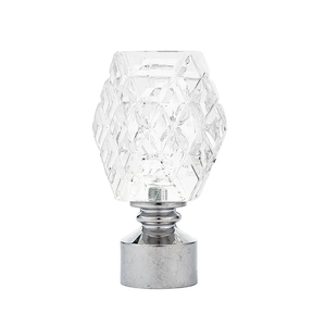 Produsen batang tirai kristal tutup ujung batang penutup - Product Image 6