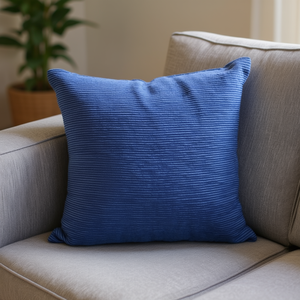 Cojín de Chenilla Azul 60*60CM, Cojín de Asiento y Almohada - Product Image 2