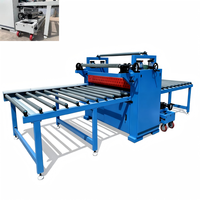 Machine automatique d'application de film, type presse à double rouleau, pour la protection des surfaces de planches en bois, ligne de laminage de film