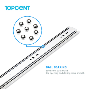 TOPCENT Factory <strong>Drawer</strong> <strong>Slides</strong> <strong>Drawer</strong> Runners Telescopic <strong>Slides</strong> Rail For <strong>Drawers</strong> - Product Image 4