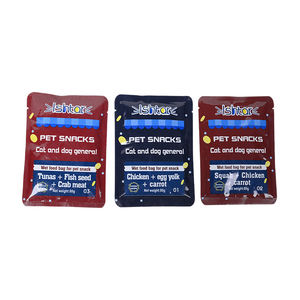 Beyaz etiket özel etiket kedi köpek ıslak gıda davranır Premium kalite evcil hayvan yemeği köpekler Canines iç<span class=keywords><strong>in</strong></span> el işi üreticileri tarafından - Product Image 3