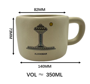 Japanese Retro Customizable LOGO <b>Ceramic</b> <b>Cup</b> 350ml Porcelain Mug with Handle for Coffee and Afternoon Tea - Product Image 4
