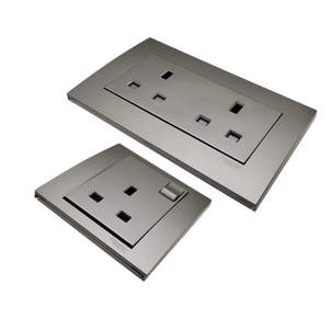 Interrupteur d'éclairage enfichable de style britannique Haocheng gris brumeux avec prise Yuanya, norme britannique, 13A, pour Schneider Hong Kong - Product Image 5