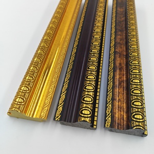 Marco de fotos de plástico de Color dorado Popular, marco de póster de moda, marco de espejo, Material de encuadre, tira de Marco de imagen al por mayor - Product Image 3