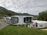 Maisonnette préfabriquée moderne sur roues, très demandée, pour usage hôtelier, avec kit mobile - Maison-capsule