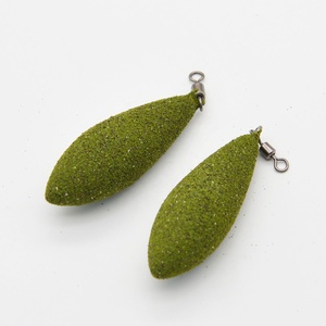 Plombs de pêche à la carpe en forme d'olive Assortiment de plombs de carpe pleine taille pour la pêche de fond - Product Image 4