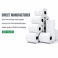 Papier thermique sans BPA pour impression de reçus, rouleau jumbo, papier pour caisse enregistreuse, rouleau de facturation, 400 mm x 2000 m, service de bureau de poste, banque