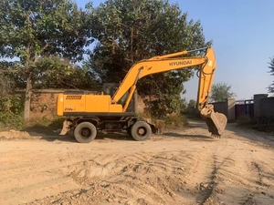 Original usado Hyundai R210W 210W-7 excavadora de ruedas de Corea 21 Ton Robex Hyundai 210W excavadora de ruedas para la venta - Product Image 3