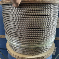 Câble en acier inoxydable 7X19 à âme en acier WSC pour avion 316 304 4mm 5mm 6mm 8mm 12mm 16mm 18mm 20mm 24mm 28mm
