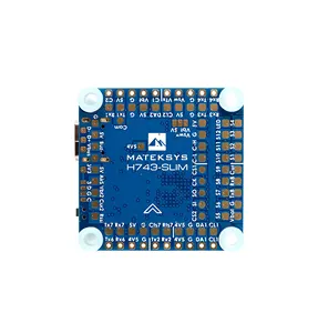 Mateksys MATEK H743-SLIM V3 متحكم طيران FPV مع MPU6000 IMU و AT7456E OSD و 5V BEC يدعم بطارية 2S - 8S Lipo