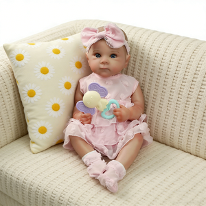 Muñecas Bebé Reborn Kindure de 20 Pulgadas, Muñecas de Vinilo Suaves y Pequeñas, Modelo de Juguete de Recién Nacido Realista - Product Image 2