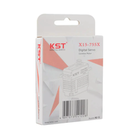 Servomoteur de queue KST X15 755X Mini, couple de 10,2 kg, vitesse de 0,04 sec, 760 us, 560 Hz, boîtier en aluminium pour kit d'alimentation de servomoteur de queue professionnel