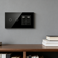 Interrupteur intelligent WiFi avec fonction de programmation par minuterie, 1 canal, 220V, temps d'allumage/extinction personnalisable pour l'éclairage de la chambre et du salon
