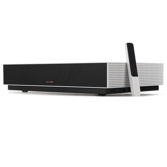 For C2 UST Laser Projector 4K 2000 ANSI Lumens Home Cinema for Smart TV Support HIFI Stereo Sound Built-in Speakers