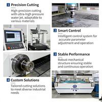 Machine de découpe de carreaux CNC à cinq axes AB, haute précision, entièrement automatique, dynamique, pour plaques de roche, marbre, mosaïque, multifonctionnelle