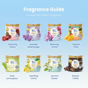 Petal Shape Air Freshener <b>Gel</b> Perfume Home Office Freshener for <b>Toilet</b> Living Room Car Home Use - Product Image 3