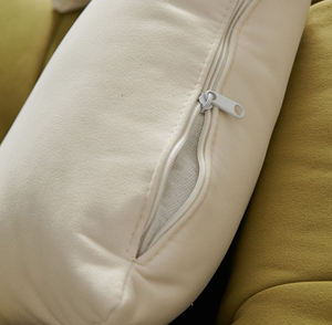 Divano Nordico per Soggiorno, Divano Modulare ad Angolo a Forma di L, Divano a 2 Posti <span class=keywords><strong>Beige</strong></span> Confortevole in Tessuto per Casa - Product Image 3