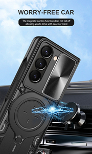 Funda para teléfono móvil para Samsung Galaxy <span class=keywords><strong>Z</strong></span> Fold 5 Modelo de teléfono específico con soporte para coche Cubierta de anillo - Product Image 6