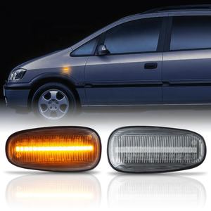 Clair + fumé lentille LED garde-boue feux de position latéraux clignotants pour Opel Zafira a 1999-2005 Astra G 1998-2009 - Product Image 6